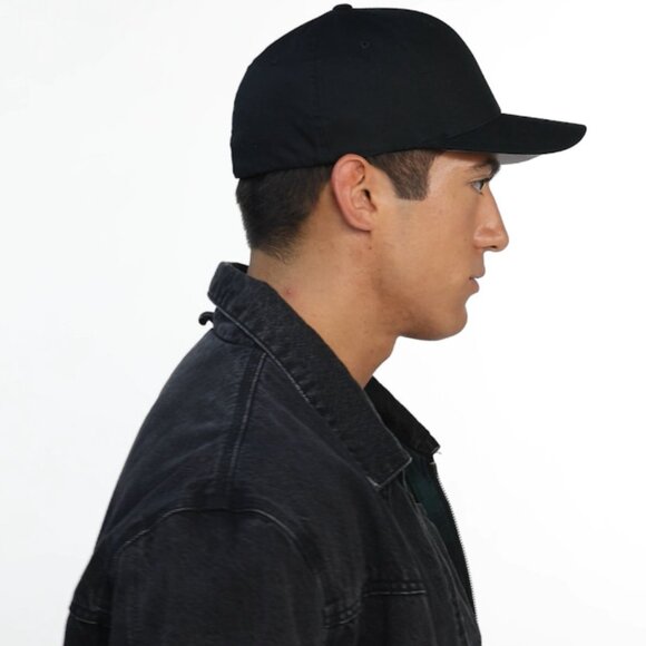 Stretch Mesh Fitted Cap Classic Retro Trucker Hat Breathable Comfort Unisex - Picture 6 of 6